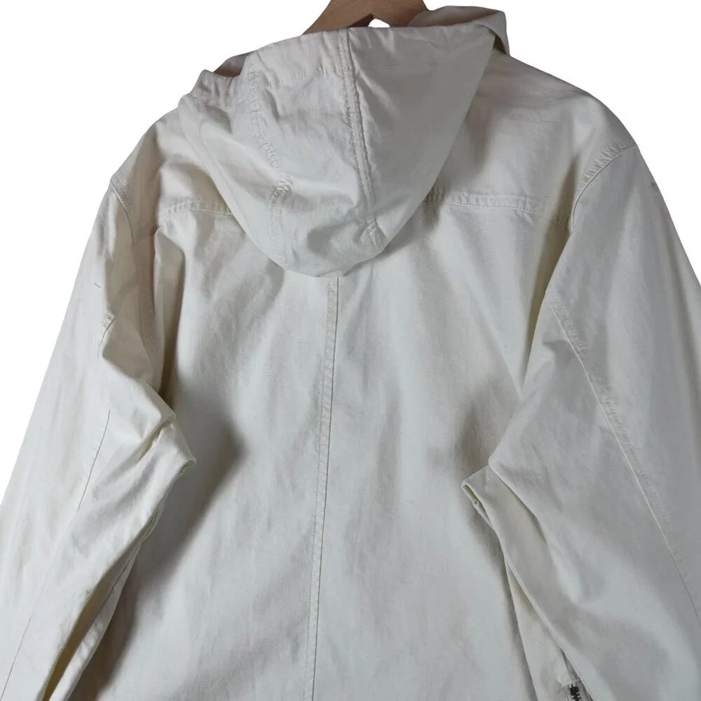 The North Face Battlement Anorak XL Utility Cream EUC Ivory Outdoors